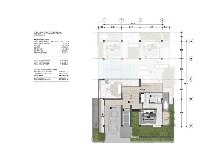 Вила с 3 спални и 4 бани, 267 m²